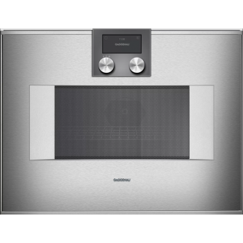 Gaggenau BM451110 400 series 60厘米 精巧型嵌入式微波烤箱 (玻璃不鏽鋼色) (左門鉸)